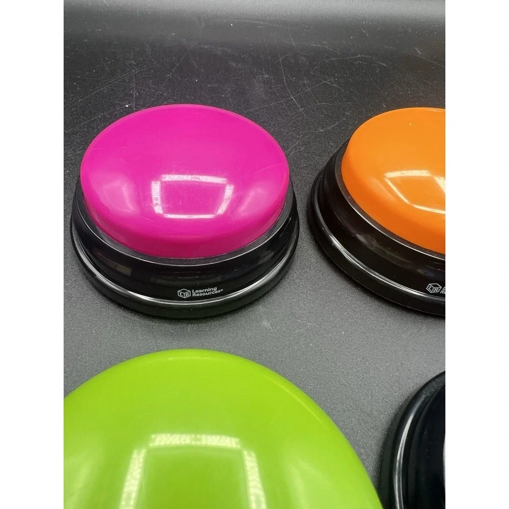 Recordable Answer Buzzers Learning‎ Resources, Talking Button Set of 4